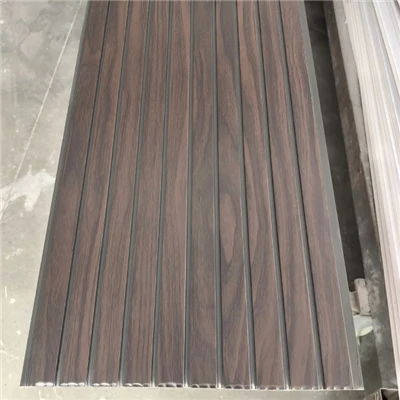 Black PVC Fluted Wall Panel high quality
