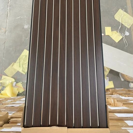 Gold Line Fluted PVC Panel high quality
