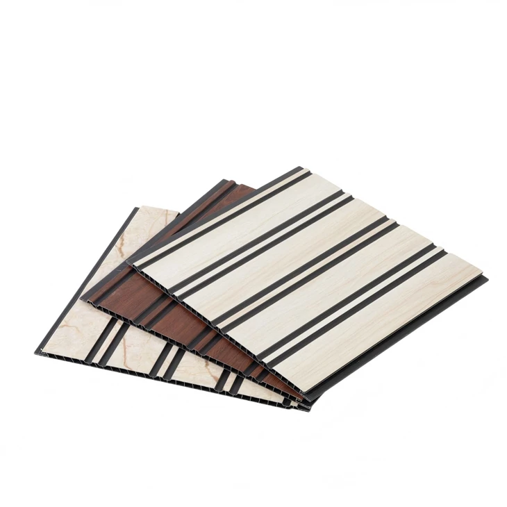 Gold Strip Fluted Decorative Wall Panel