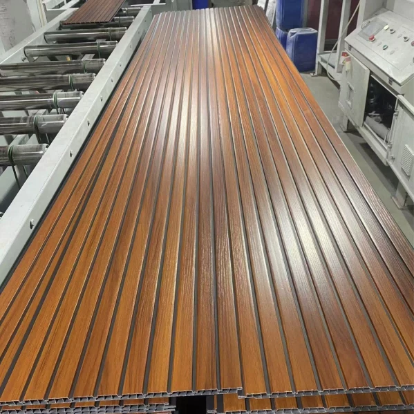 Grooved PVC Cladding Panel With Metal Insert factory