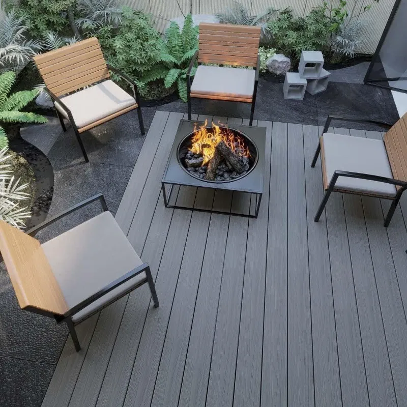 3D Embossed WPC Decking Application Scenarios 3 3D Embossed WPC Decking Application Scenarios 3
