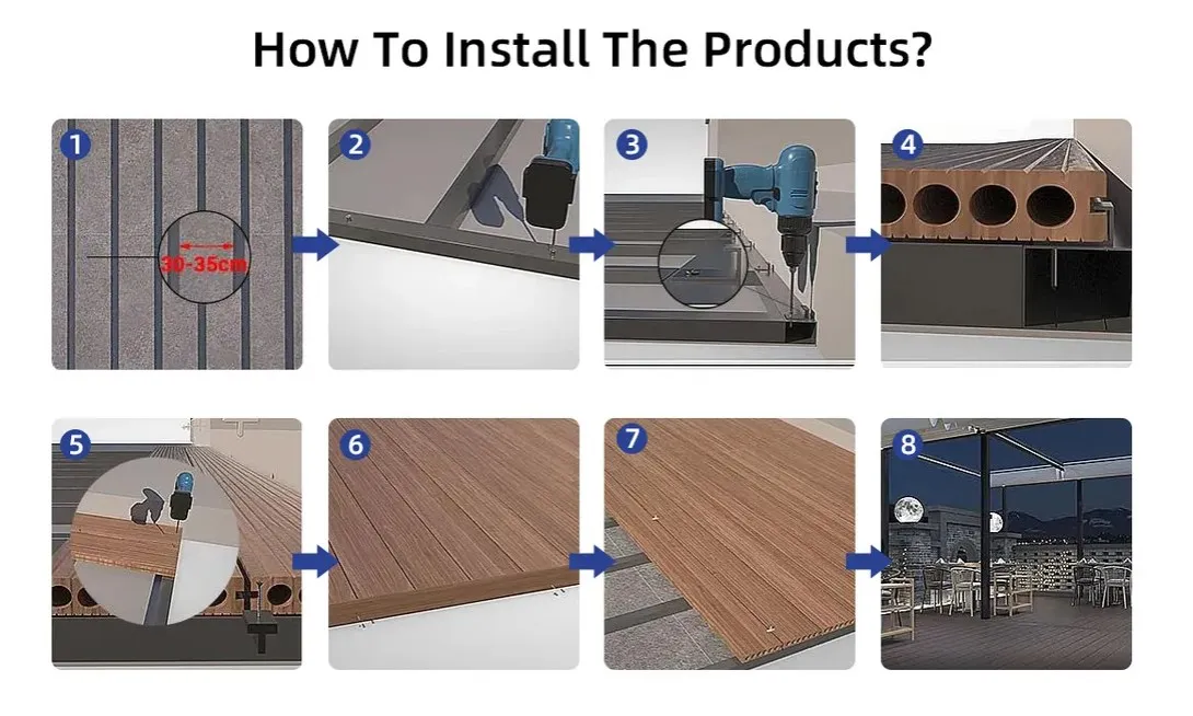 3D Embossed WPC Decking Installation Instructions 3D Embossed WPC Decking Installation Instructions