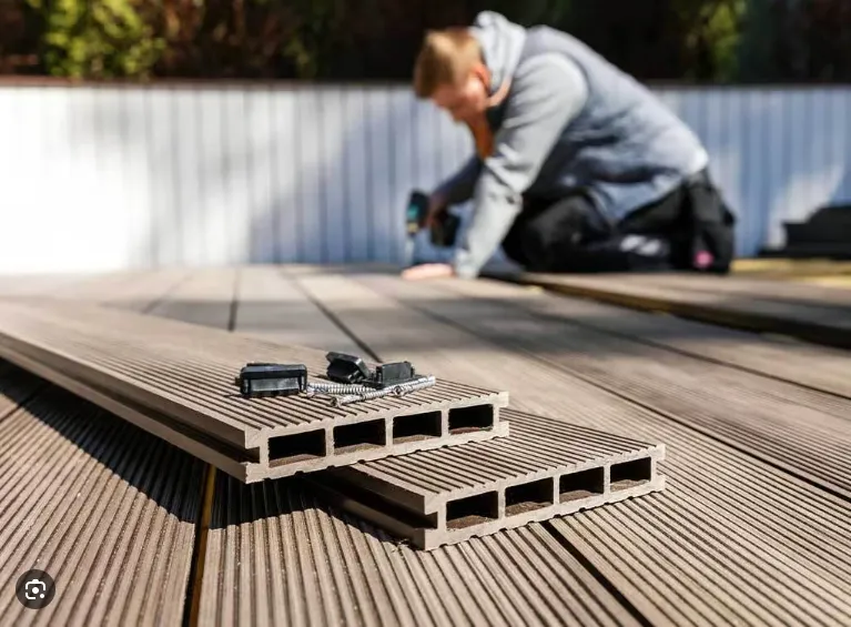 Installation of WPCPVC Decking Installation of WPCPVC Decking