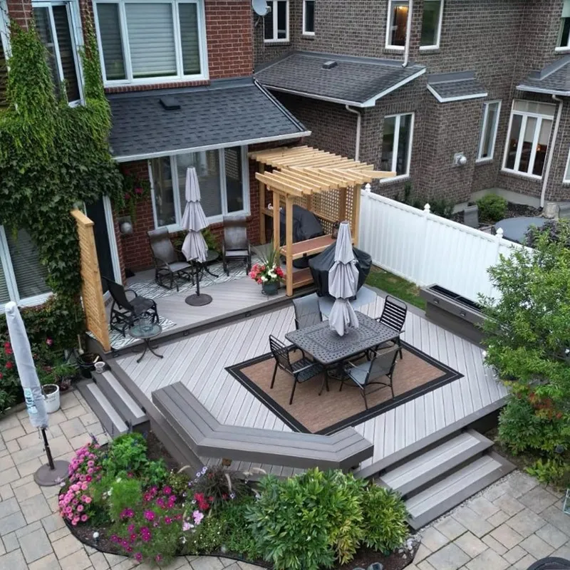 Garden Wood Plastic Composite Deck Garden Wood Plastic Composite Deck
